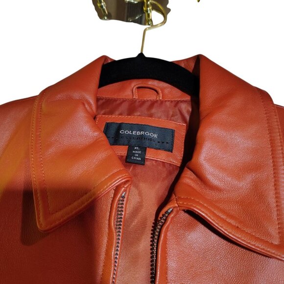 Colebrook Jacket, Size XL, Rust, Genuine Leather - Picture 3 of 4
